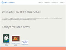 Tablet Screenshot of chocshop.org